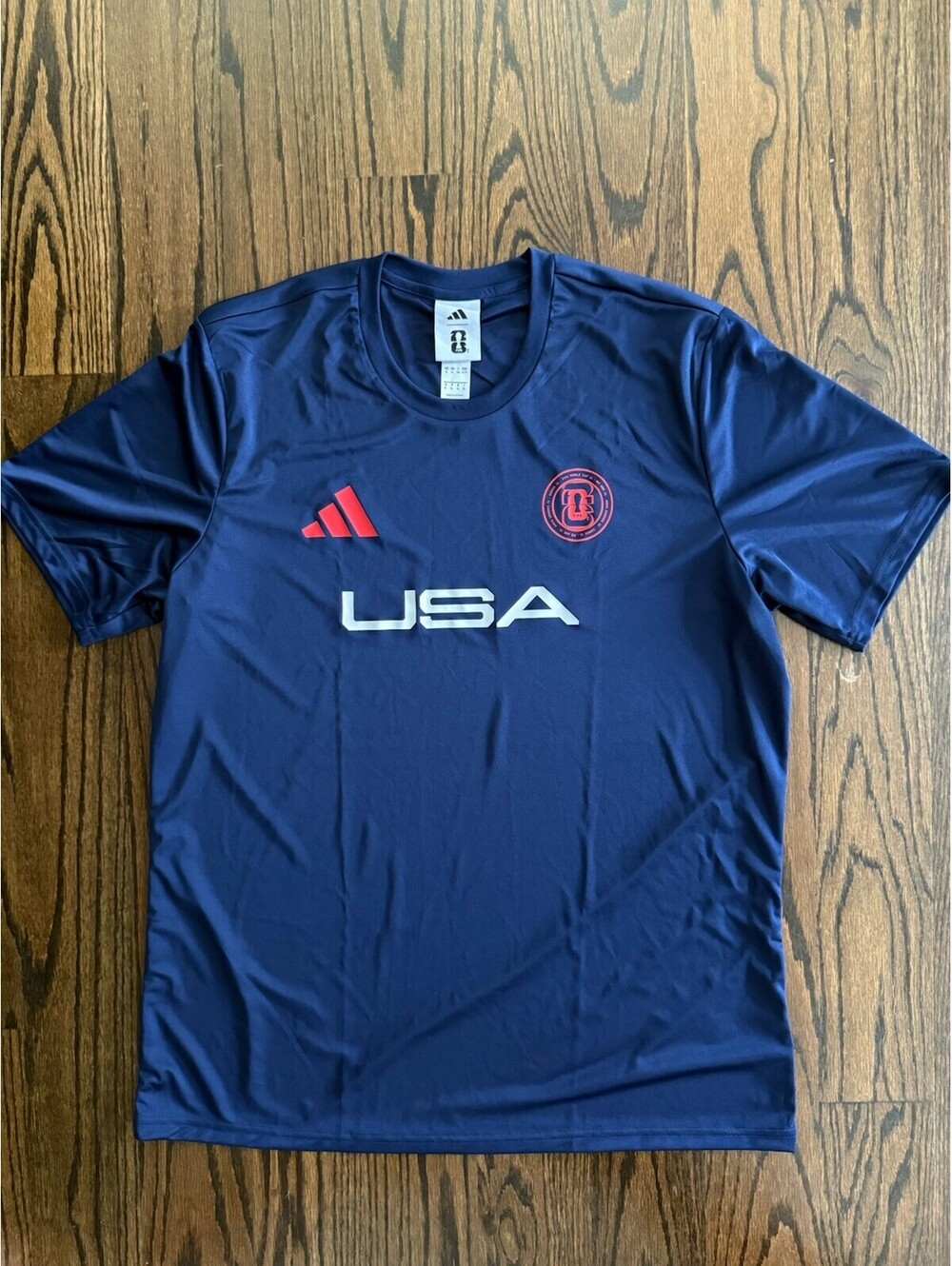 Adidas FIFA World Cup 2026 USA  Jersey Performance Shirt Mens XL Navy Soccer